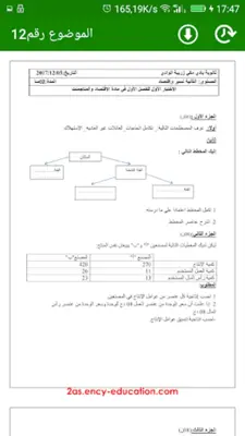 الثانية ثانوي تسيير واقتصاد android App screenshot 0